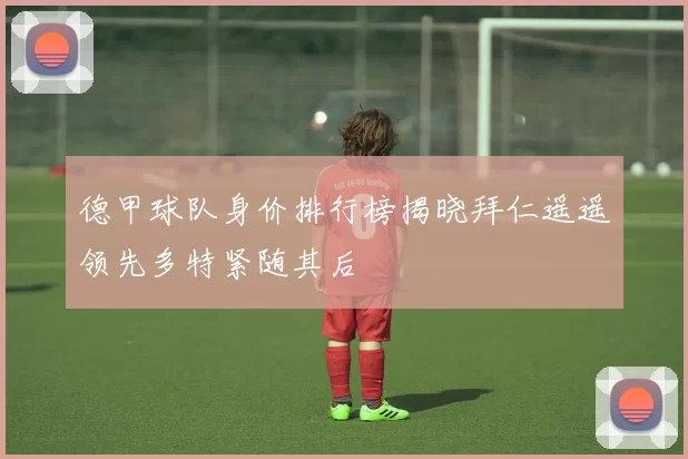 德甲球队身价排行榜揭晓拜仁遥遥领先多特紧随其后